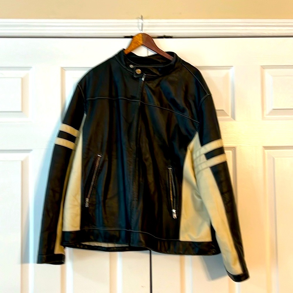 Vintage Wilson Leather Motorcycles Jacket